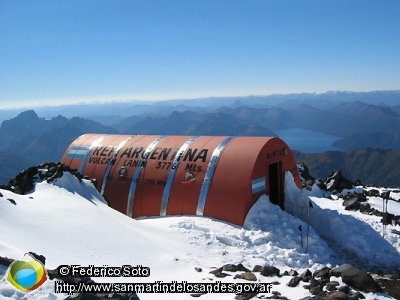 Foto Refugio del Volcán Lanín (Federico Soto)