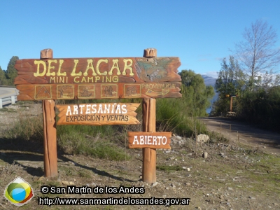 Foto Cartel Camping Del Lacar (San Martín de los Andes)