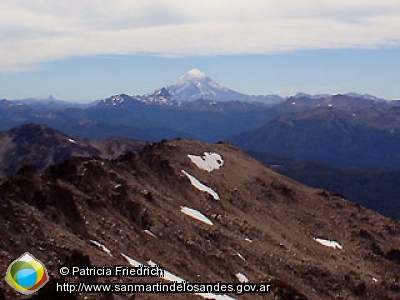 Foto Vista del Volcán Lanín (Patricia Friedrich)