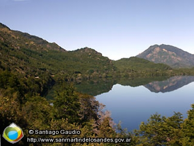 Panorámica 180º Lago Machónico (Santiago Gaudio)
