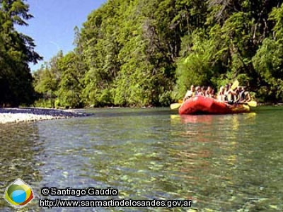 Foto Rafting en el río Hua hum (Santiago Gaudio)