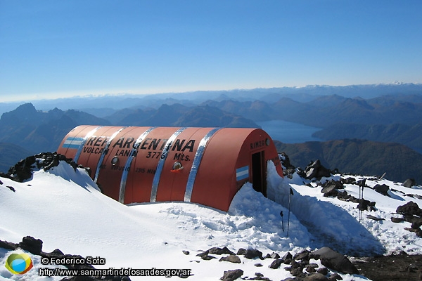 Foto Refugio del Volcán Lanín (Federico Soto)