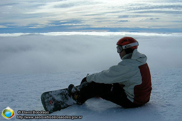 Foto Snowboard sobre las nubes (Flavio Bonolauri)