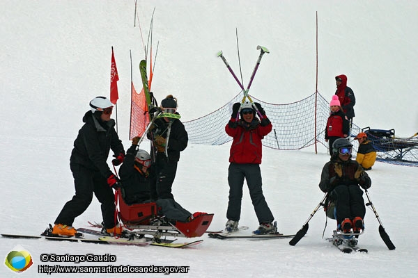 Foto Demostración de esquí adaptado (Santiago Gaudio)