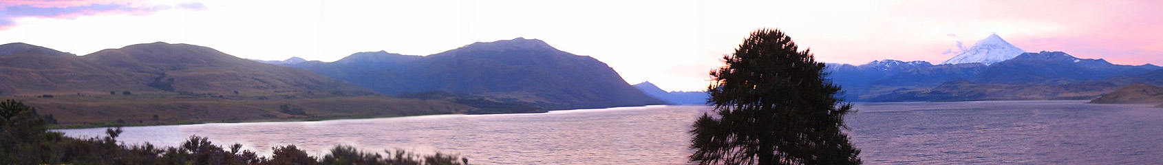 Panorámica 180º Lago Huechulafquen (Guillermo Tosi)