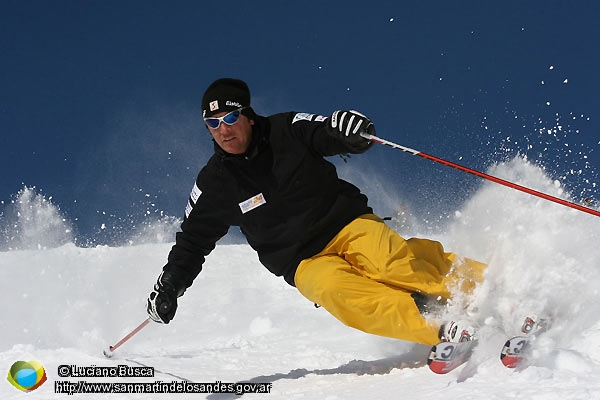 Foto esquiador (Luciano Busca)