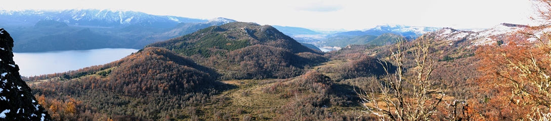 Panorámica 180º Tren Tren y del Lago Lácar (Santiago Gaudio)