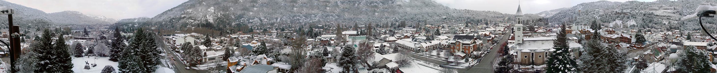 Panorámica 360º panorámica invernal del Pueblo (Guillermo Tosi)