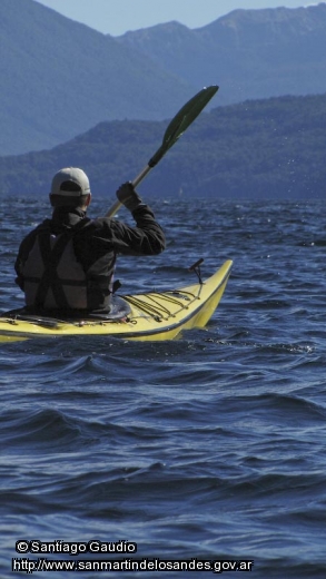 Foto Canotaje en el lago Lácar (Santiago Gaudio)