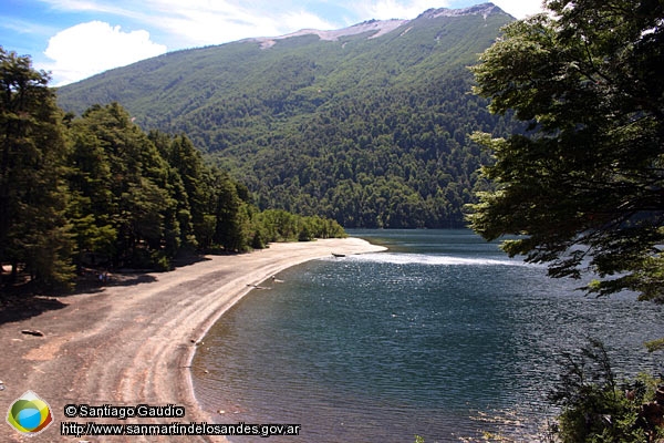 Foto Lago Curruhué grande (Santiago Gaudio)