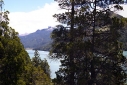 Panorámica 180º Lago Filo Hua Hum (Santiago Gaudio)