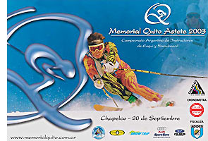 Afiche Memorial Quito Astete 2003 Afiche Memorial Quito Astete 2003